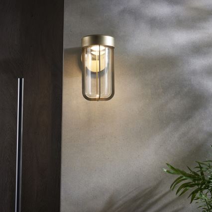 Endon 92856 - Aplique LED de pared para baño LED/8W/230V IP44 2700K latón