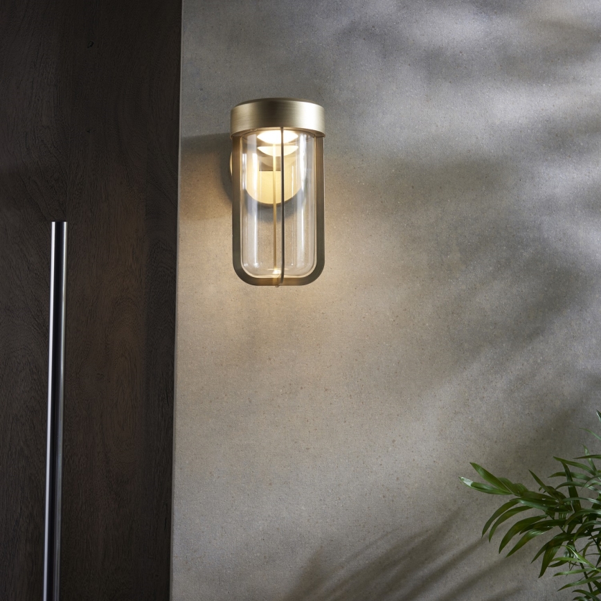 Endon 92856 - Aplique LED de pared para baño LED/8W/230V IP44 2700K latón