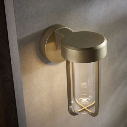 Endon 92856 - Aplique LED de pared para baño LED/8W/230V IP44 2700K latón