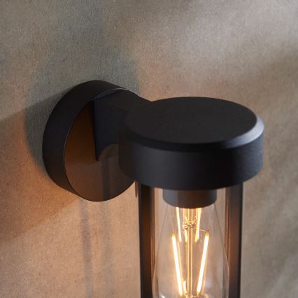 Endon 92859 - Aplique de pared para baño 1xE27/6W/230V IP44 negro
