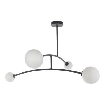 Endon 92940 - Lámpara de techo con varilla BALANCE 4xG9/3W/230V negro/blanco