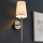 Endon 92949 - Aplique de pared 1xE14/6W/230V blanco/cromo brillante