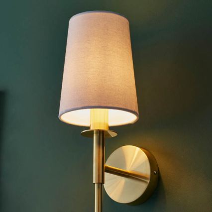 Endon 92955 - Aplique de pared 1xE14/6W/230V blanco/dorado