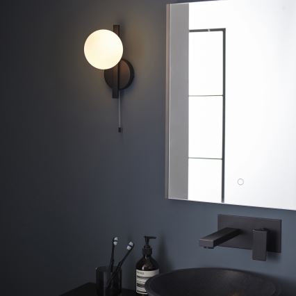 Endon 94081 - Aplique de pared para baño SPA 1xG9/3W/230V IP44 negro