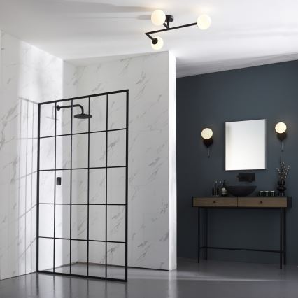 Endon 94081 - Aplique de pared para baño SPA 1xG9/3W/230V IP44 negro