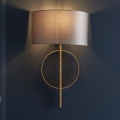 Endon 95210 - Aplique de pared 1xE27/10W/230V gris/latón