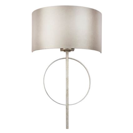Endon 95214 - Aplique de pared 1xE27/10W/230V gris