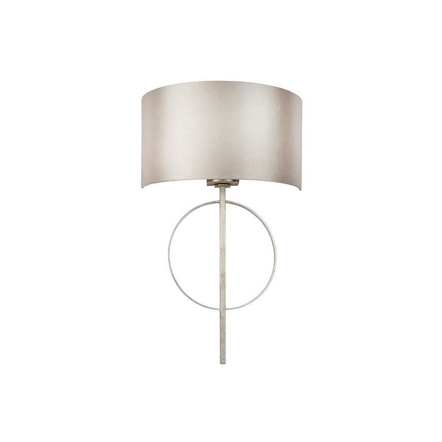 Endon 95214 - Aplique de pared 1xE27/10W/230V gris