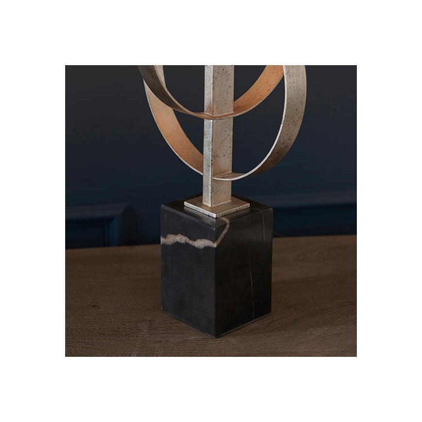 Endon 95217 - Lámpara de mesa 1xE27/10W/230V gris/negro