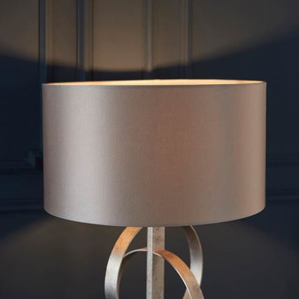 Endon 95217 - Lámpara de mesa 1xE27/10W/230V gris/negro