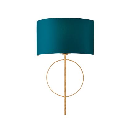 Endon 95218 - Lámpara de pared 1xE27/10W/230V azul/latón