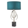 Endon 95225 - Lámpara de mesa 1xE27/10W/230V azul/gris/negro
