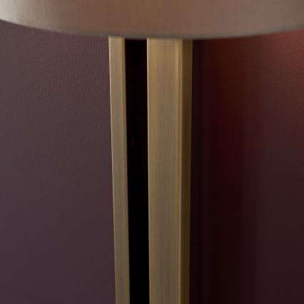 Endon 95452 - Aplique de pared 1xE27/10W/230V beige/dorado