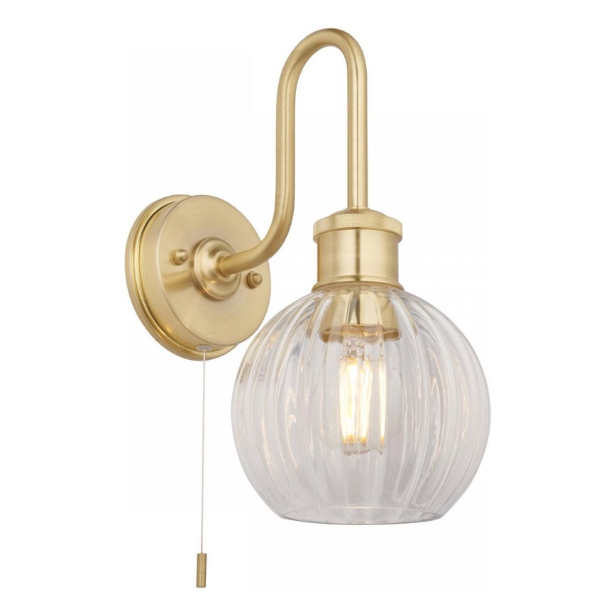 Endon 95507 - Aplique de baño KENDALL 1xE27/10W/230V IP44 latón