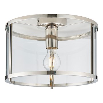Endon 96150 - Luminaria de techo HOPTON 1xE27/10W/230V acabado cromado brillante