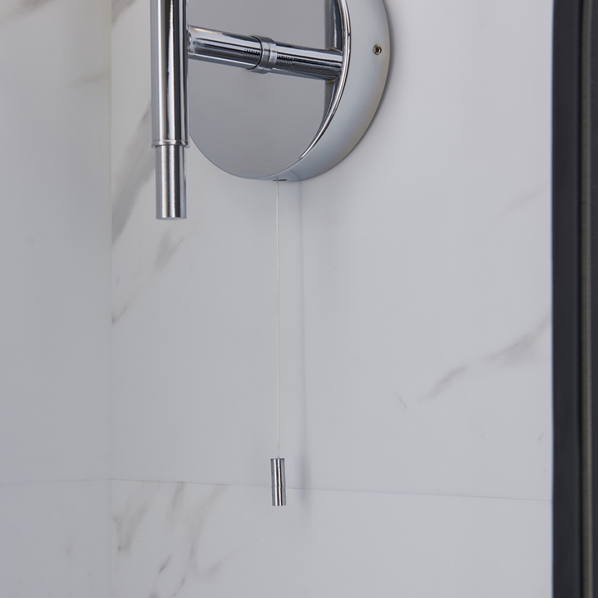 Endon 97171 - Aplique de baño NATORI 1xG9/3W/230V IP44 cromo brillante