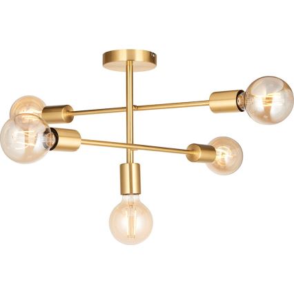 Endon 98786 - Lámpara colgante en varilla SOHAN 5xE27/10W/230V latón