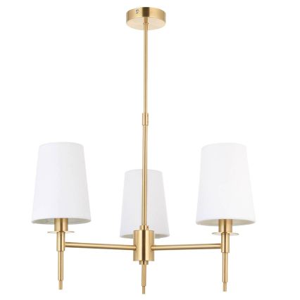Endon 99456 - Lámpara colgante con varilla 3xE14/6W/230V oro/blanco