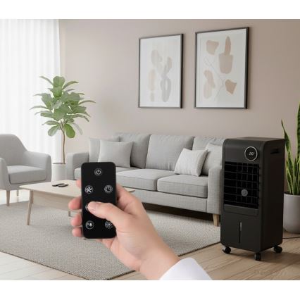 Enfriador de aire portátil VIENTO COOL-R 65W/230V negro + mando a distancia