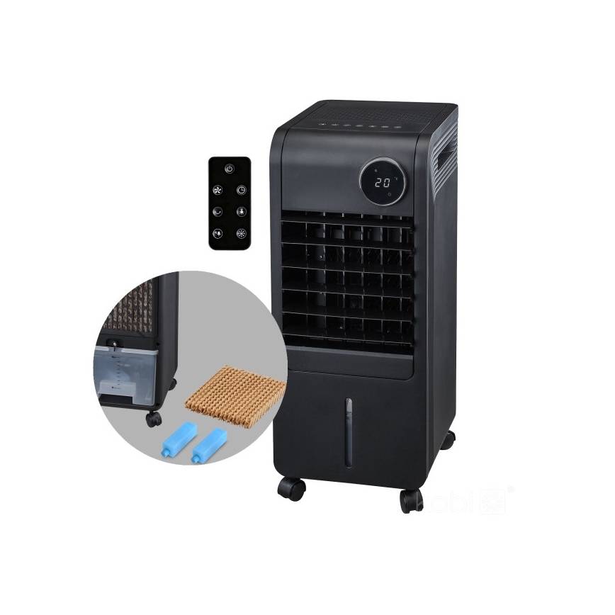Enfriador de aire portátil VIENTO COOL-R 65W/230V negro + mando a distancia