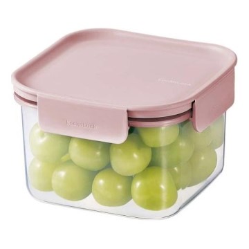 Envase para alimentos CLASSIC PLUS 0,86 l rosa/transparente