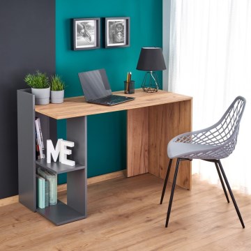 Escritorio COZYRA roble wotan/antracita