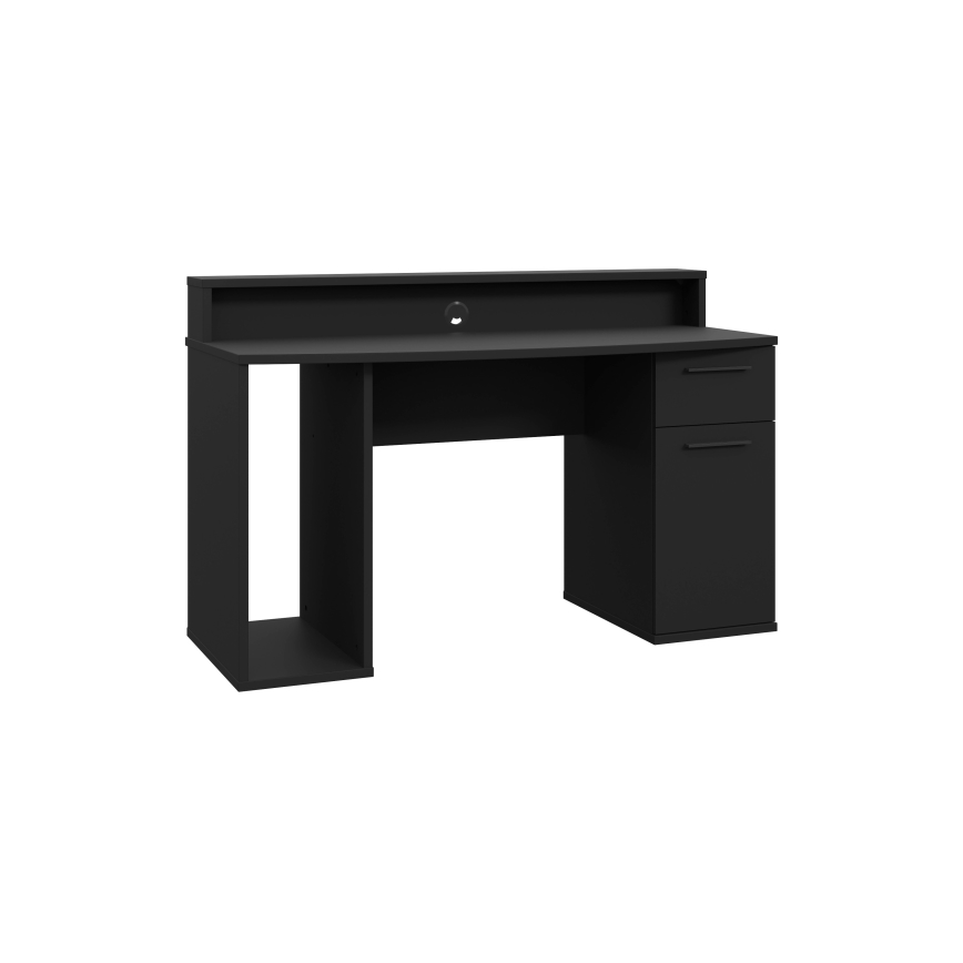 Escritorio IVAR con iluminación integrada, negro