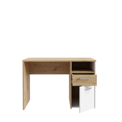 Escritorio URO en roble Artisan/blanco