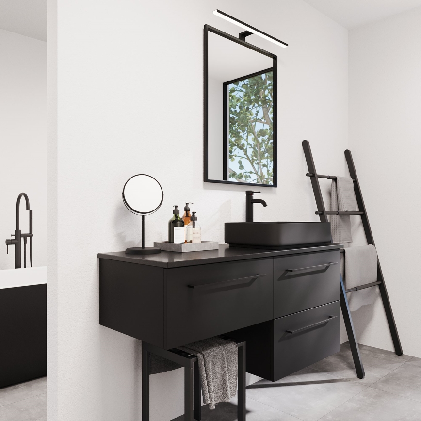Espejo de baño BORGSTED 60 x 80 cm negro