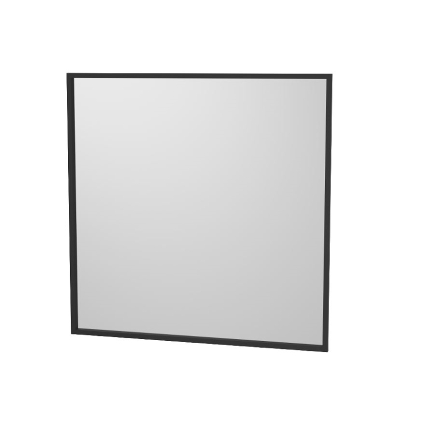 Espejo de baño BORGSTED 80x80 cm negro