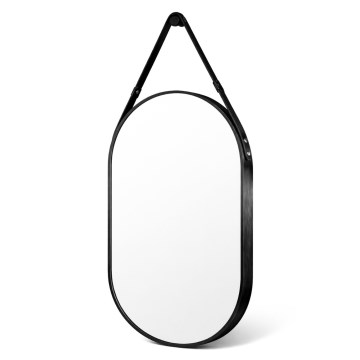 Espejo de pared BIBI 85 x 55 cm, negro