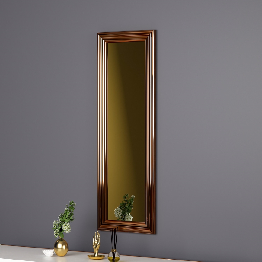 Espejo de pared BOSS 90x30 cm bronce