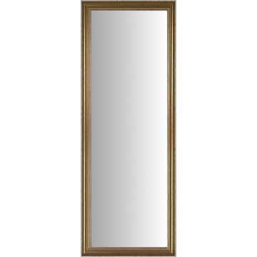 Espejo de pared CARLO 130x40 cm con acabado en latón