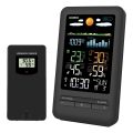 Estacion meteorologica con pantalla LCD 2xAA + 2xAA negro