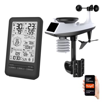 Estación meteorológica profesional con pantalla LCD 5V/2xAA + 3xAA + 2xAA Wi-Fi Tuya