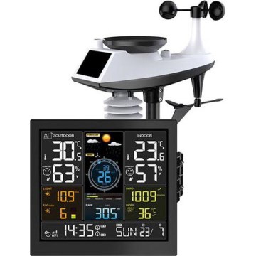 Estación meteorológica profesional con pantalla LCD 5V/2xAA + 3xAAA Wi-Fi