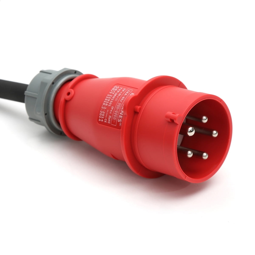 Estaciones de recarga para vehículos eléctricos EV/PHEV AC Type 2 16A/400V 22kW IP55 5m + adaptador 230V 3,7kW + estuche