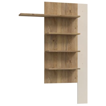 Estante de pared INAR roble/beige