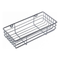 Estante de pared para ducha 12x25 cm cromo brillante