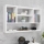 Estantería de pared PAPIKO 100x60x20 cm blanca
