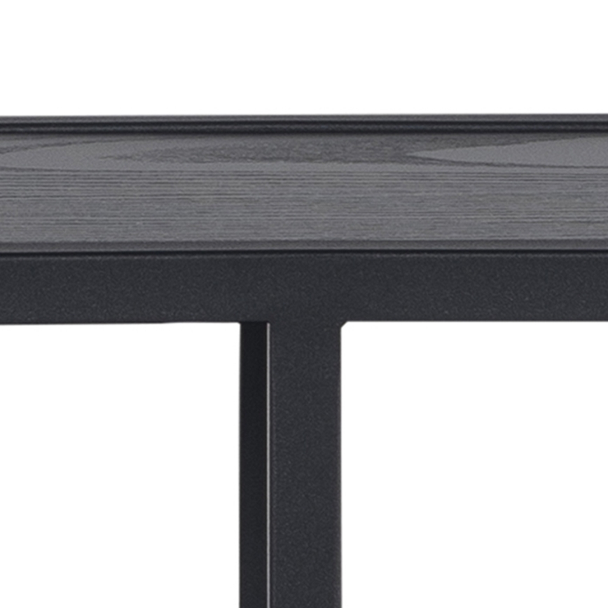 Estantería de pared SARON 77x77 cm negra