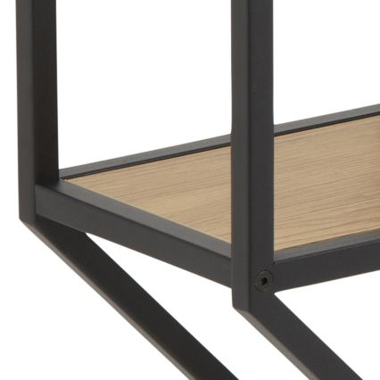 Estantería de pared SARON 77x77 cm roble/negro