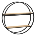 Estantería de pared SHELF diá. 62,5 cm roble
