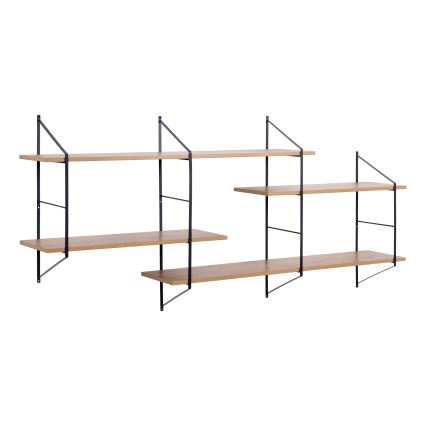 Estantería de pared TOCO 191x79 cm roble