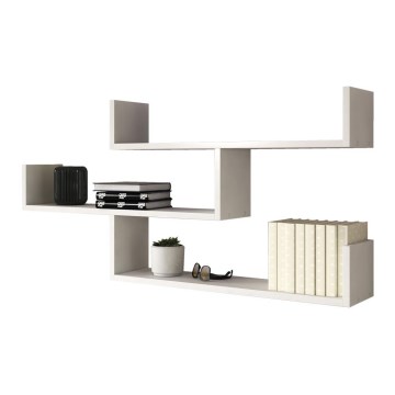 Estantería de pared TRIO 55x119 cm blanco