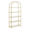 Estantería GLASY 83x184x30 cm dorada