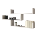 Estantería mural TRIO 119x55x18 cm blanca
