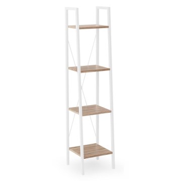 Estantería NARVIK 148x34 cm blanco/roble sonoma