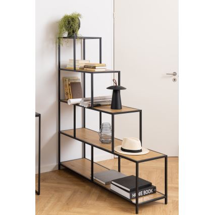 Estantería SARON roble/negra