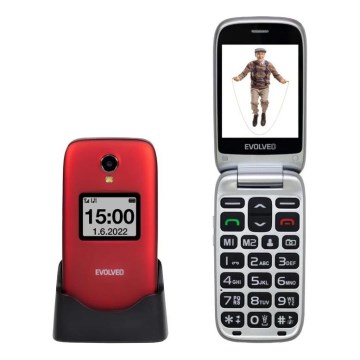 Evolveo - EasyPhone FS teléfono móvil plegable para personas mayores 2.8